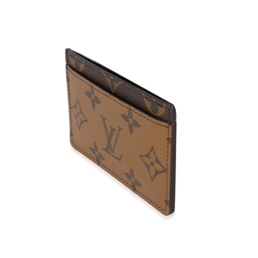 Louis Vuitton Canvas Monogram Reverse Card Holder - image 2